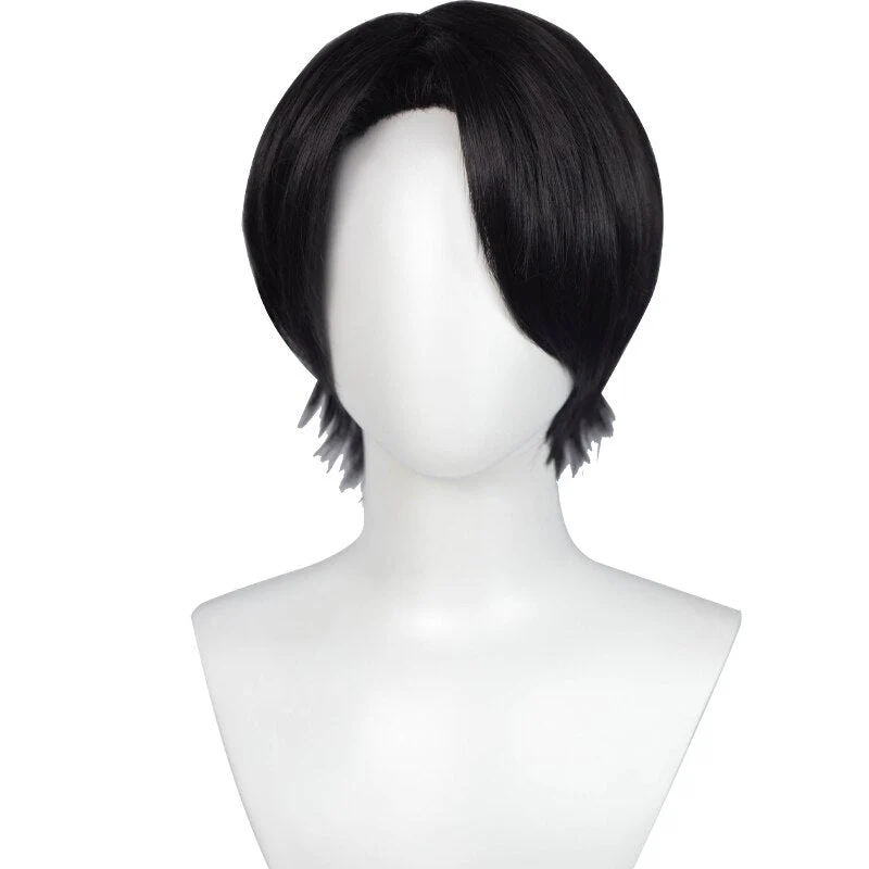【Ready For Ship】Dokidoki Anime Cosplay Wig Short Black Halloween - Image 6