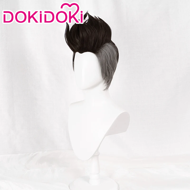 【Ready For Ship】DokiDoki Anime  Cosplay Wig Short Black Men