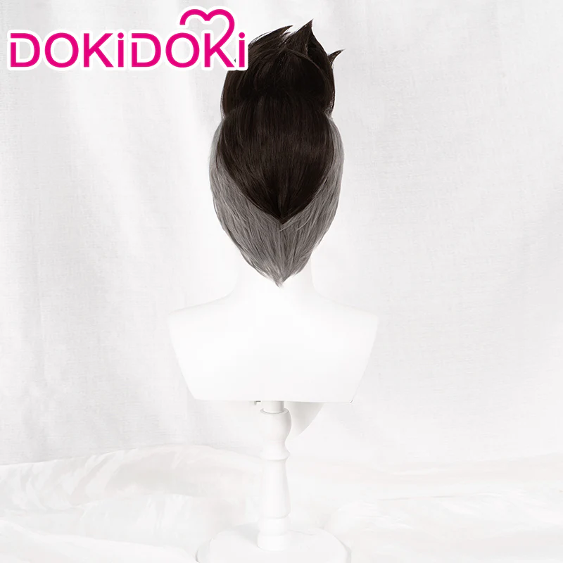 【Ready For Ship】DokiDoki Anime  Cosplay Wig Short Black Men - Image 2