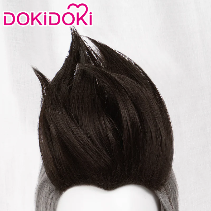 【Ready For Ship】DokiDoki Anime  Cosplay Wig Short Black Men - Image 3