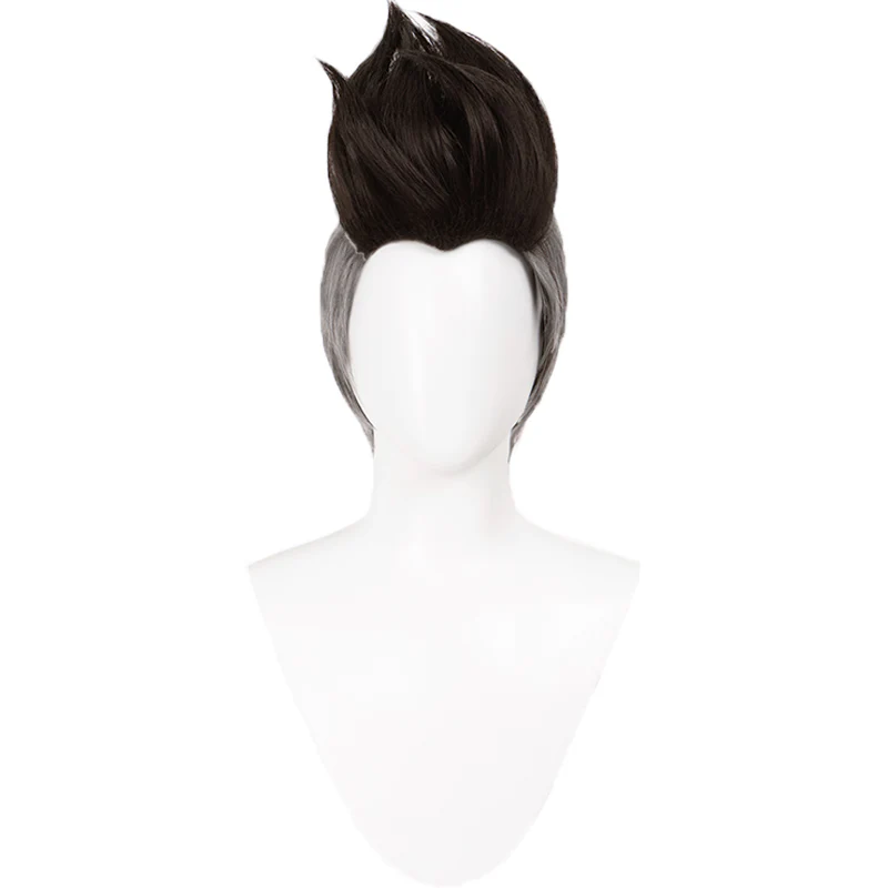 【Ready For Ship】DokiDoki Anime  Cosplay Wig Short Black Men - Image 4