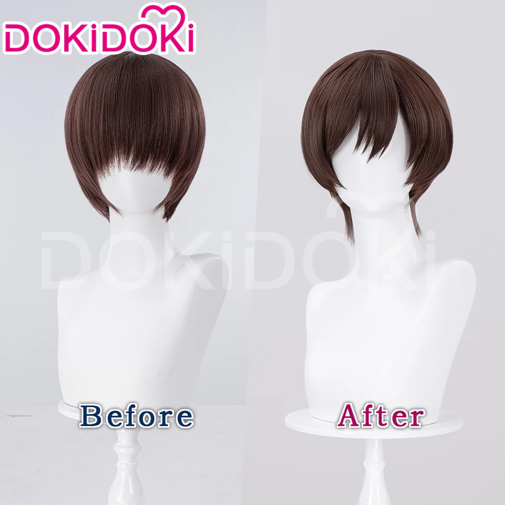 【Ready For Ship】DokiDoki Anime Cosplay Wig Short Brown Girl