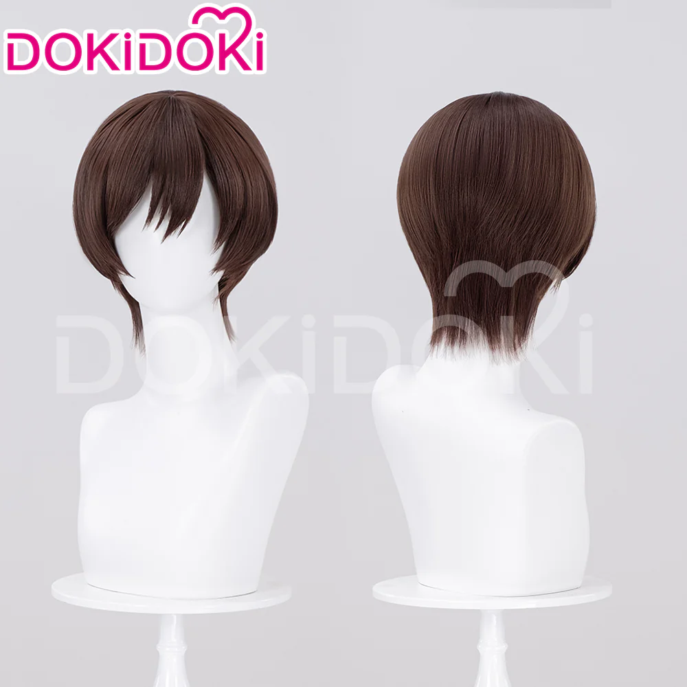 【Ready For Ship】DokiDoki Anime Cosplay Wig Short Brown Girl - Image 3