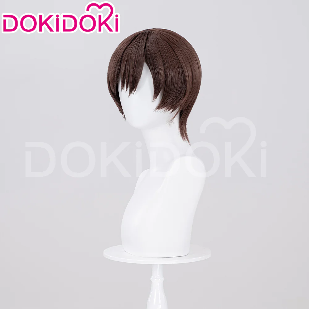 【Ready For Ship】DokiDoki Anime Cosplay Wig Short Brown Girl - Image 4