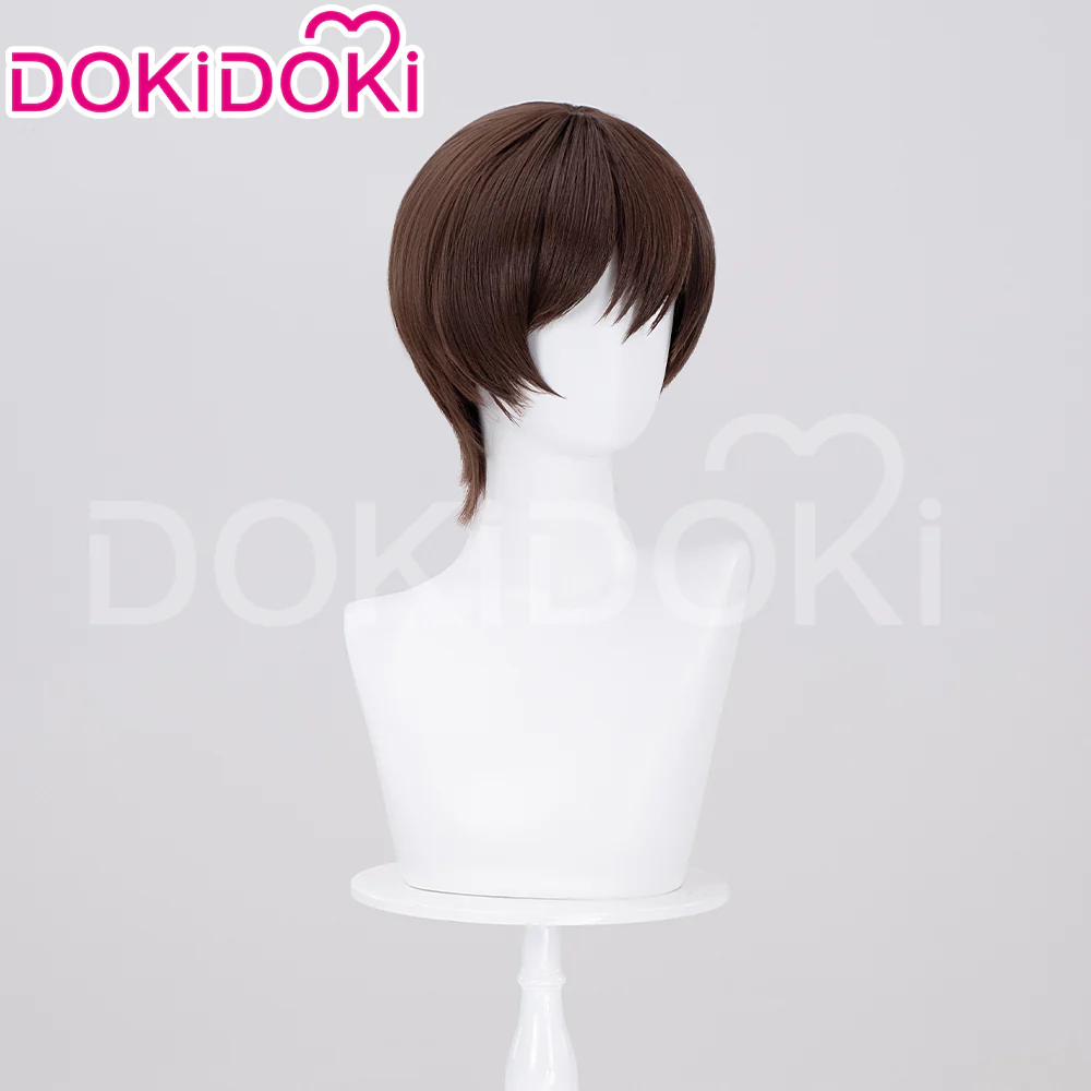 【Ready For Ship】DokiDoki Anime Cosplay Wig Short Brown Girl - Image 5