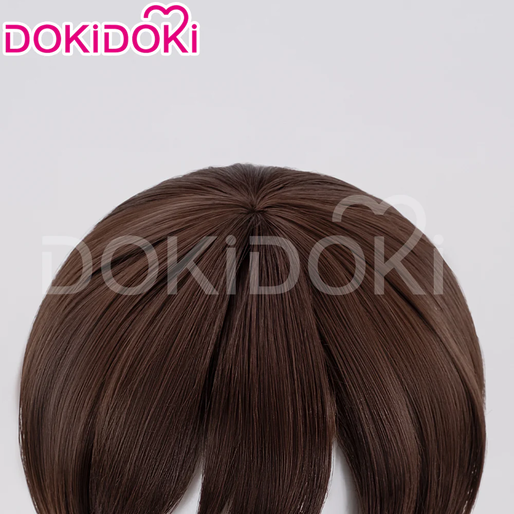 【Ready For Ship】DokiDoki Anime Cosplay Wig Short Brown Girl - Image 6