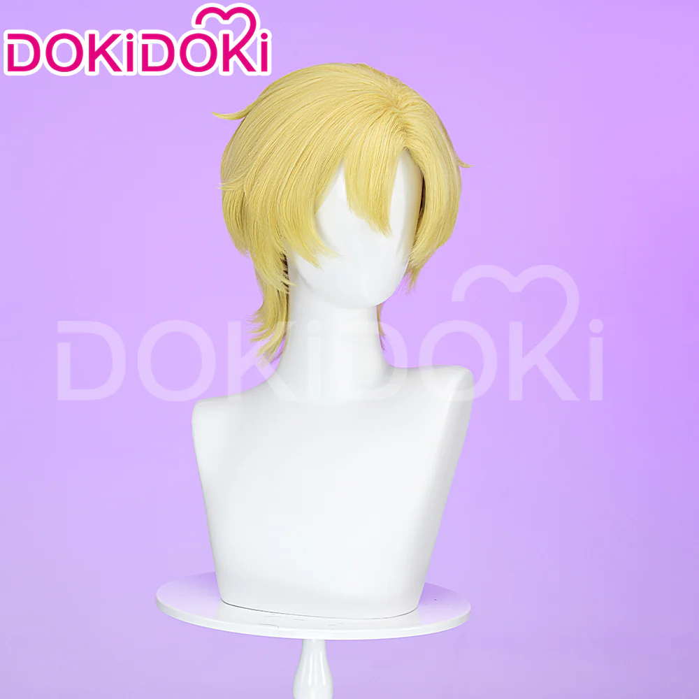 【Ready For Ship】DokiDoki Anime Cosplay Wig Short Yellow / Weft - Image 3
