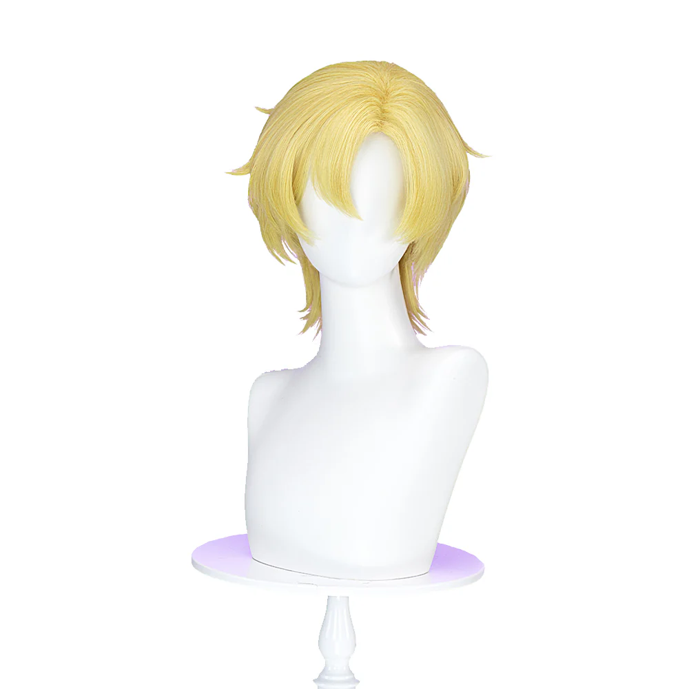 【Ready For Ship】DokiDoki Anime Cosplay Wig Short Yellow / Weft - Image 5