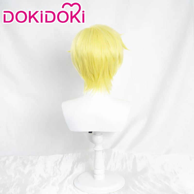 【Ready For Ship】DokiDoki Anime Cosplay Wig Short Yellow / Weft - Image 7
