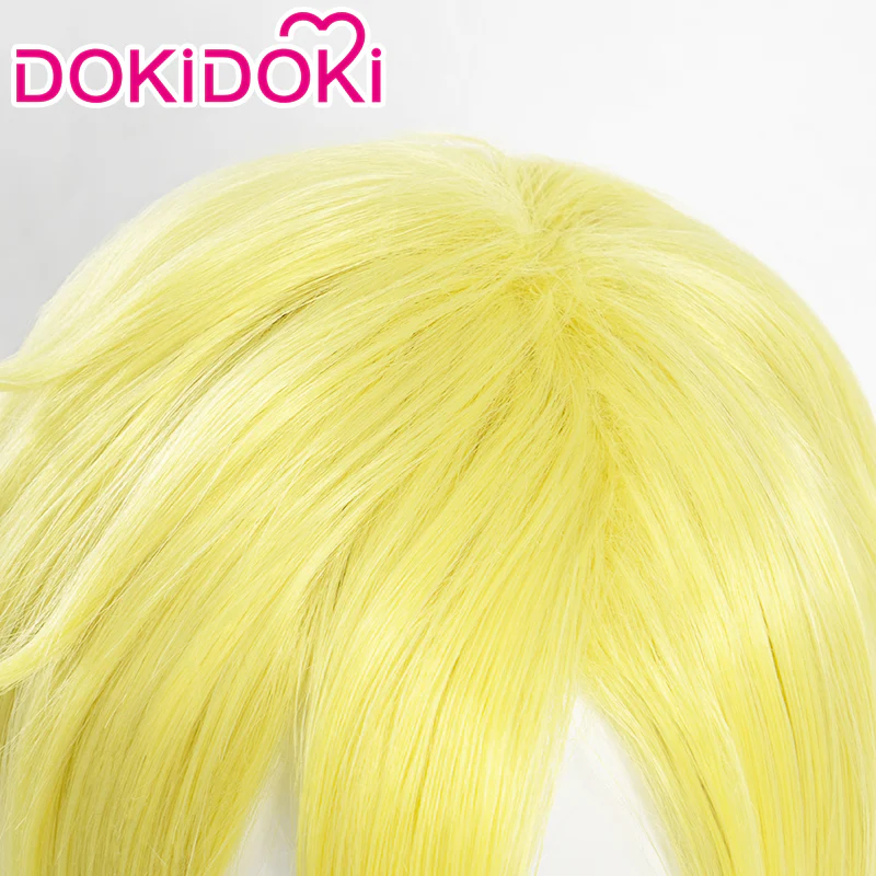 【Ready For Ship】DokiDoki Anime Cosplay Wig Short Yellow / Weft - Image 8