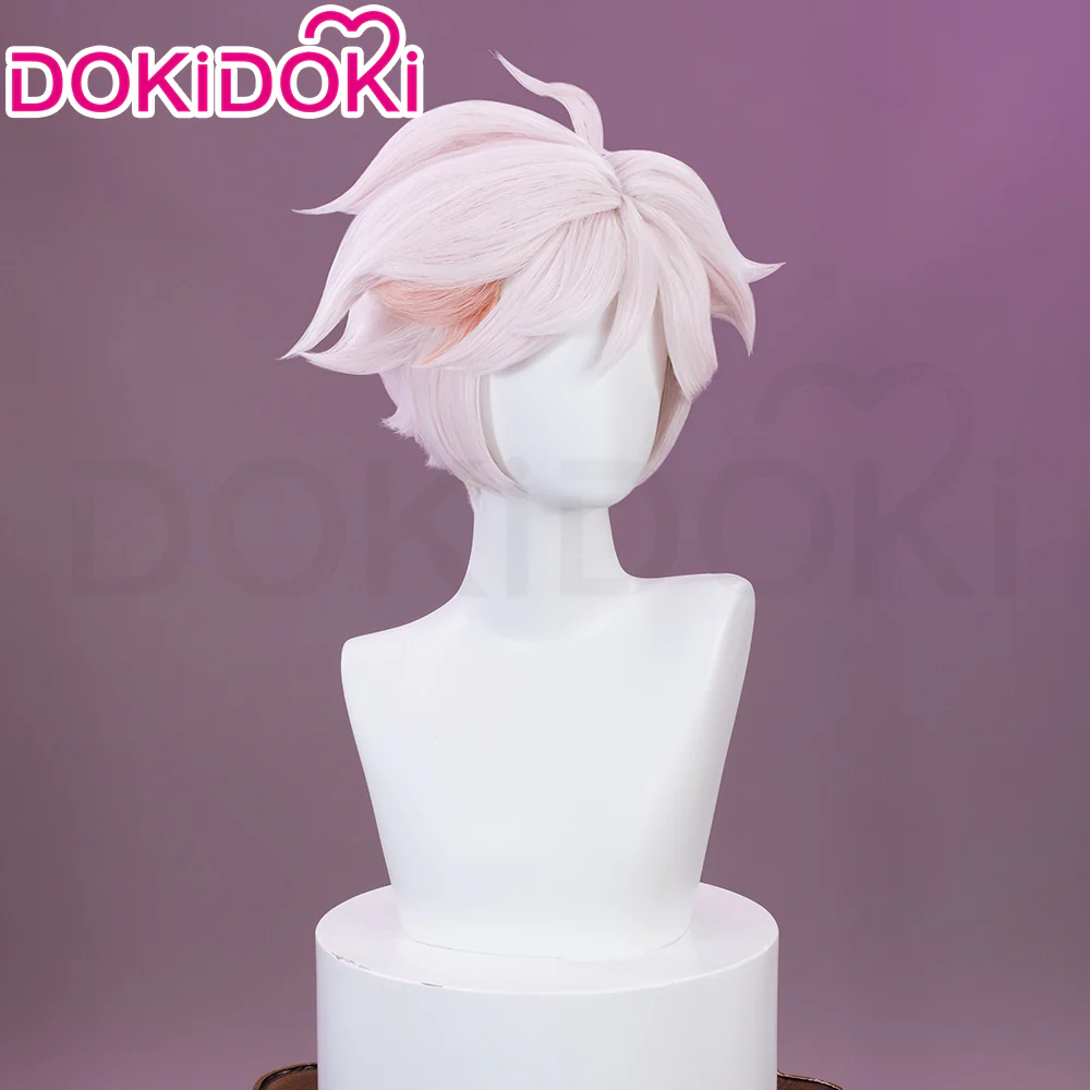【US LOCAL SHIPPING 】DokiDoki Anime Hell Hotel Cosplay Wig Pink Short Pre Crimped - Image 4