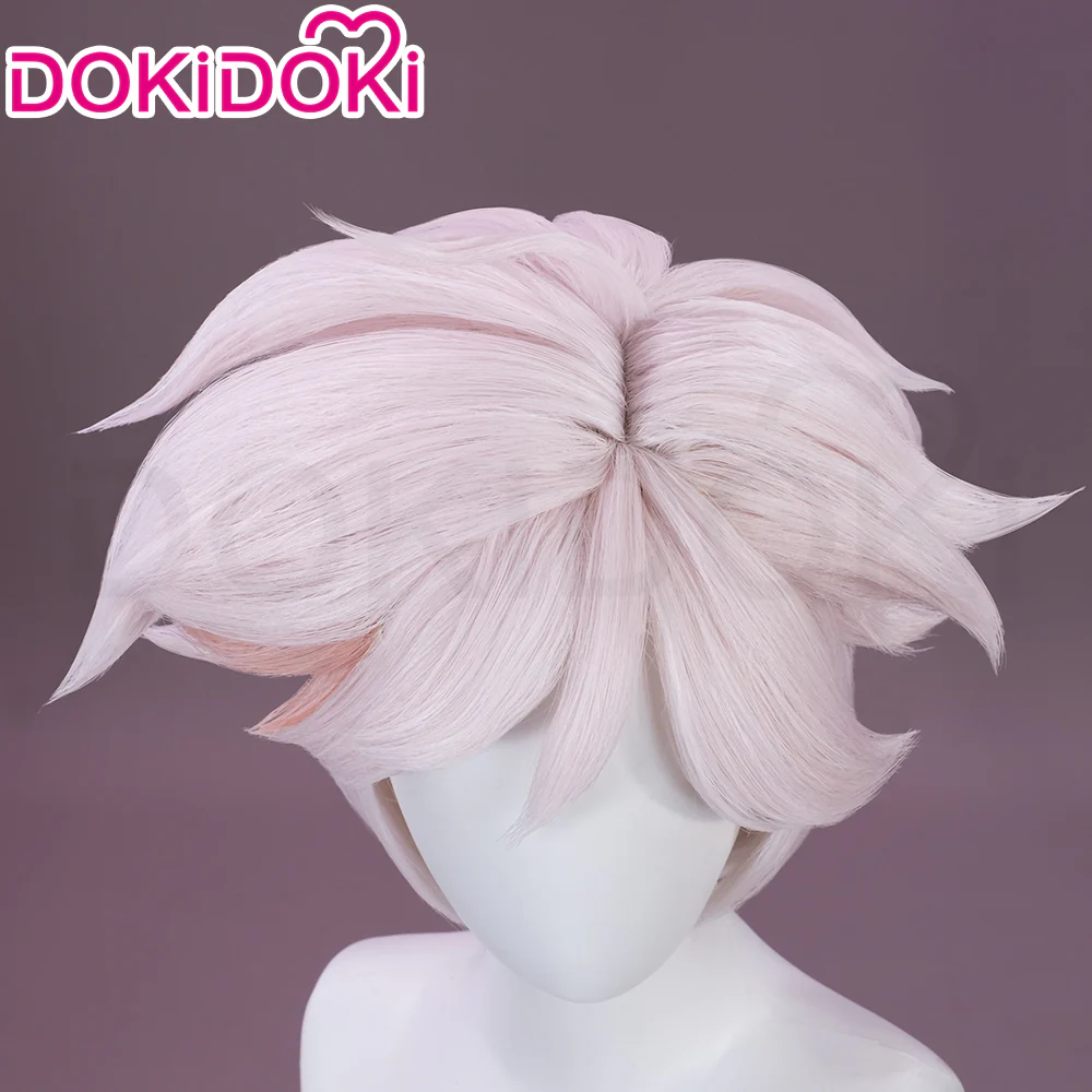 【US LOCAL SHIPPING 】DokiDoki Anime Hell Hotel Cosplay Wig Pink Short Pre Crimped - Image 5