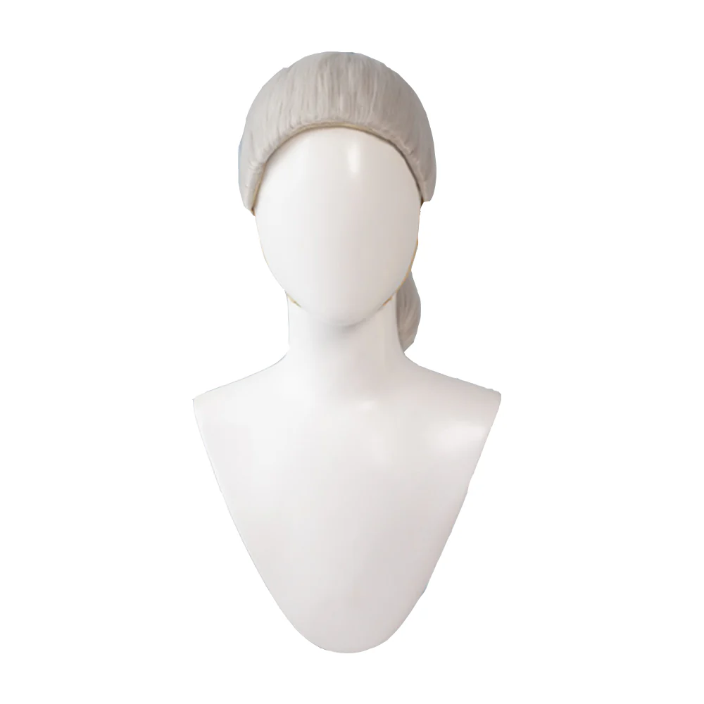 【Ready For Ship】DokiDoki Cosplay Wig Halloween Silver Ponytail - Image 4