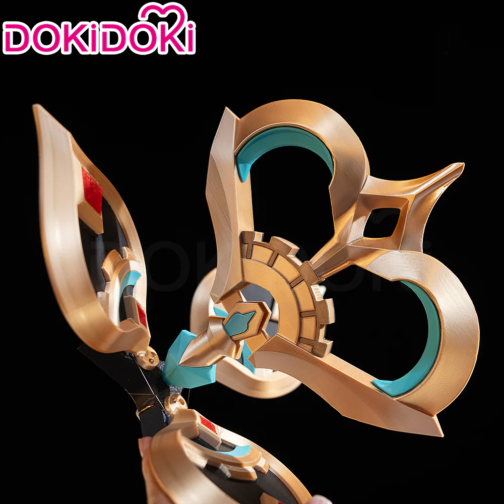 【Partial Ready For Ship】DokiDoki Game Genshin Impact Cosplay Marionette Costume Sandrone Wind-up Key Accessory Prop - Image 2