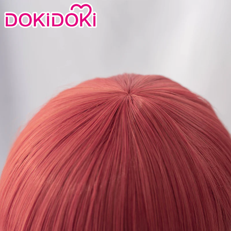 【Mange Ver. Ready For Ship】DokiDoki Manga Anime Cosplay Wig Long Red Halloween - Image 3