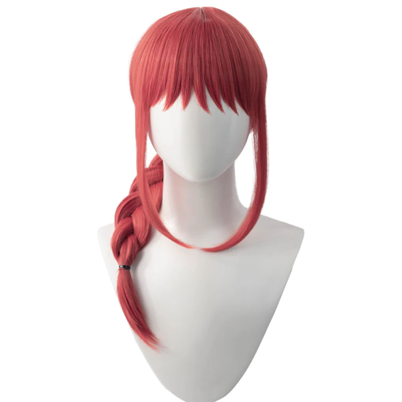 【Mange Ver. Ready For Ship】DokiDoki Manga Anime Cosplay Wig Long Red Halloween - Image 4