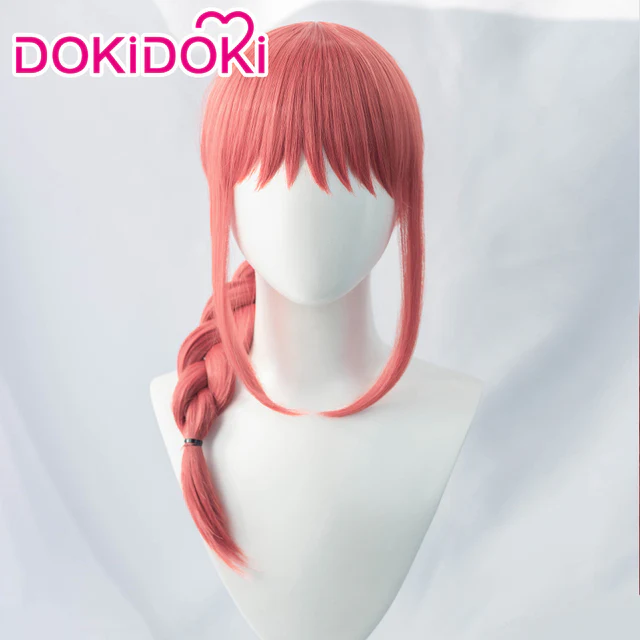 【Mange Ver. Ready For Ship】DokiDoki Manga Anime Cosplay Wig Long Red Halloween - Image 5