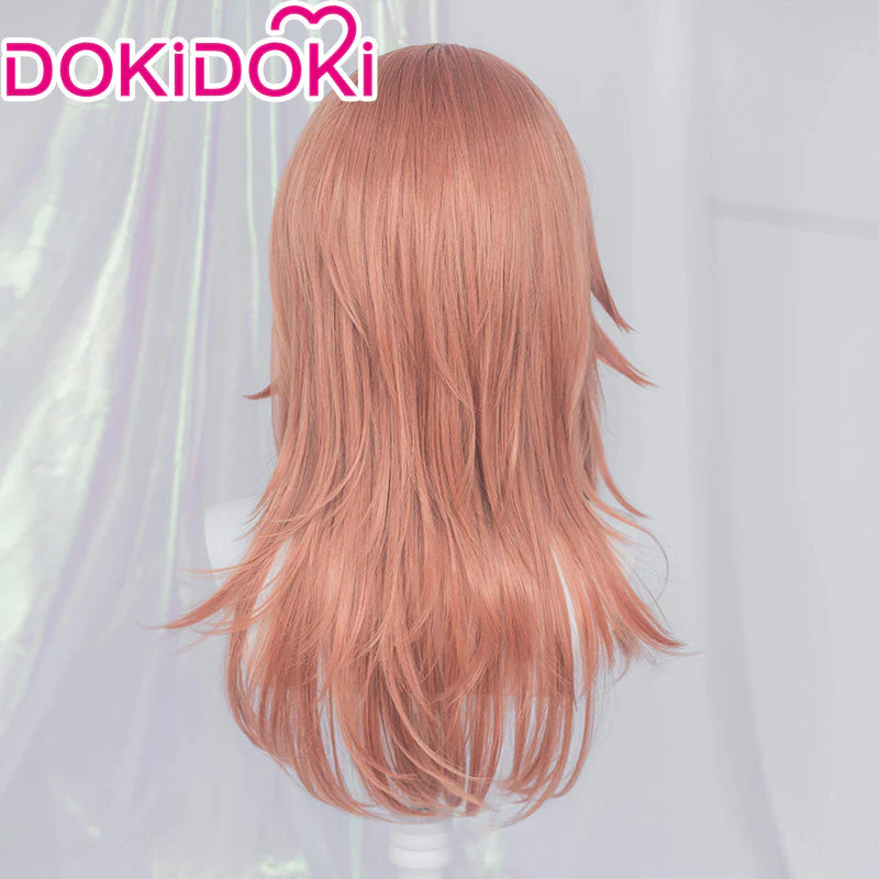 【Ready For Ship】DokiDoki Manga Cosplay Wig Long Straight Orange Halloween - Image 2