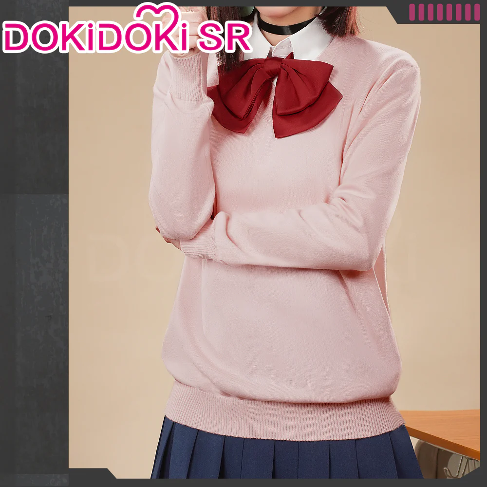 【Ready For Ship】Dokidoki-SR Anime DDD Cosplay Pink Uniform Costume Female - Image 2