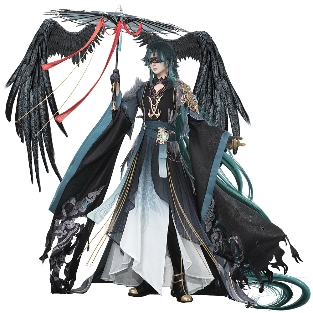 DokiDoki-SR Game Genshin Impact Cosplay Xiao Costume Doujin - Image 5