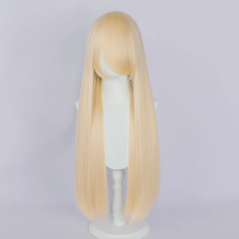 【Last Batch】【Ready For Ship】【Matte Wig】Dokidoki Universal Wig Pink/Red/Blond/Orange/Blue/Green/Purple/White 80 CM Long Straight Wig - Image 4