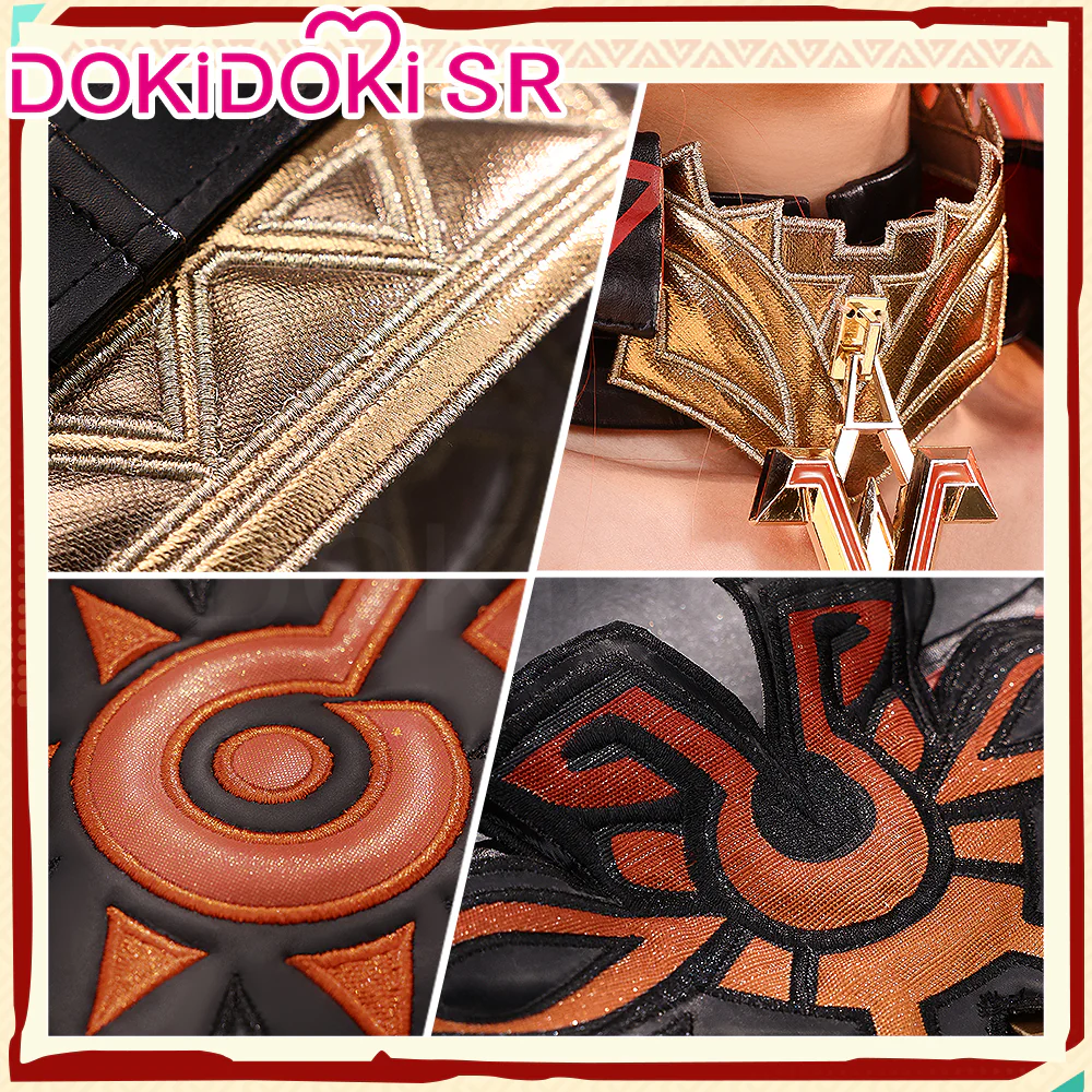 【Ready For Ship】【Last Batch】【Size S-2XL】DokiDoki-SR Game Genshin Impact Cosplay Pyro Archon Mavuika Costume Natlan - Image 5