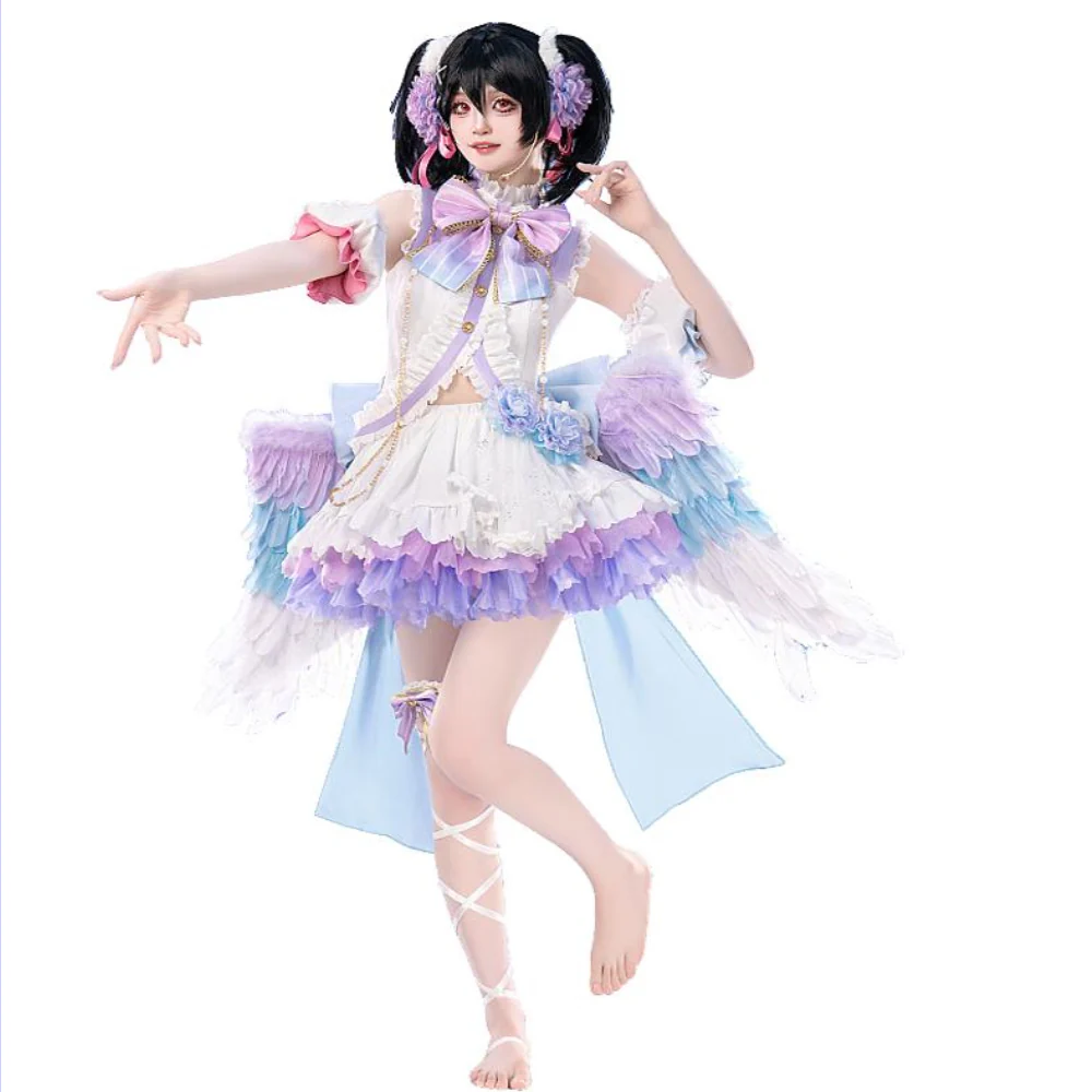 【Size S-XL】DokiDoki-R Anime LoveLive! School Idol Project Cosplay Lovelive Yazawa Nico Costume  White Day - Image 5