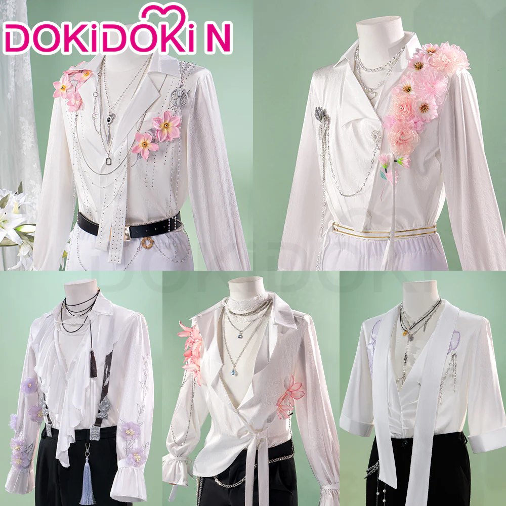 【In Stock】【Size M-3XL】 DokiDoki-N Game Love And Deepspace Cosplay Sylus / Xavier / Zayne / Rafayel / Caleb Costume Spring and Flowers Tops Only