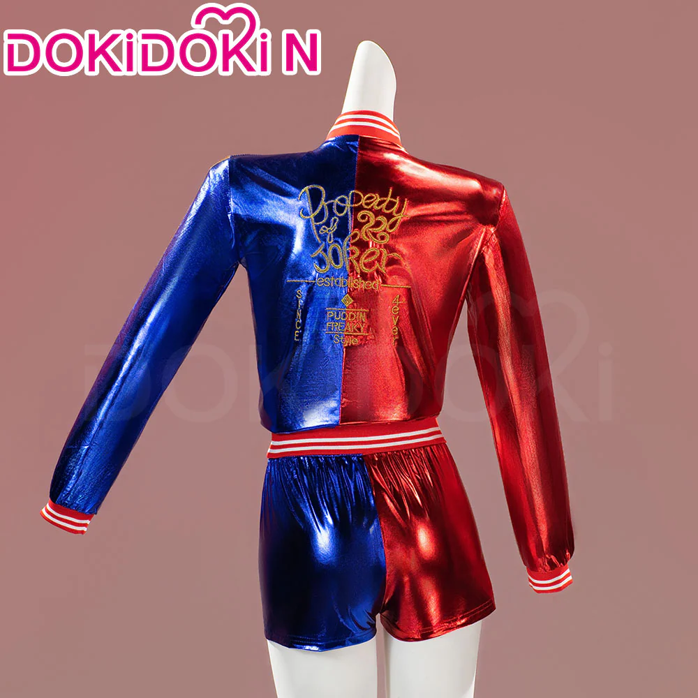 【In Stock】【Size S-2XL】DokiDoki-N Anime Cosplay Clown Costume Red Blue Suit - Image 2