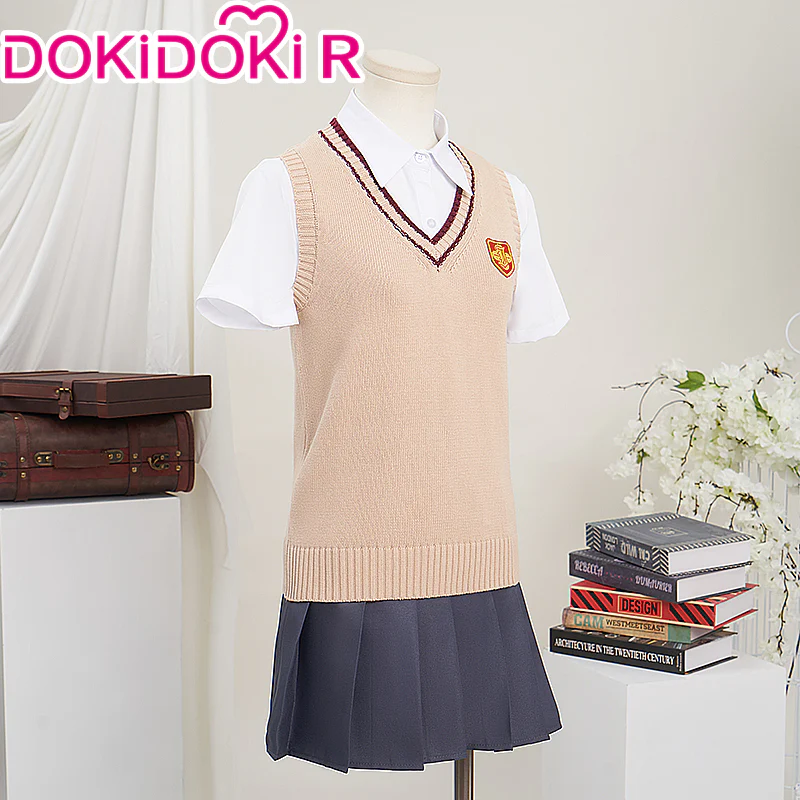 【Size S-2XL】DokiDoki-R Anime A Certain Scientific Railgun Cosplay Misaka Mikoto Costume - Image 2