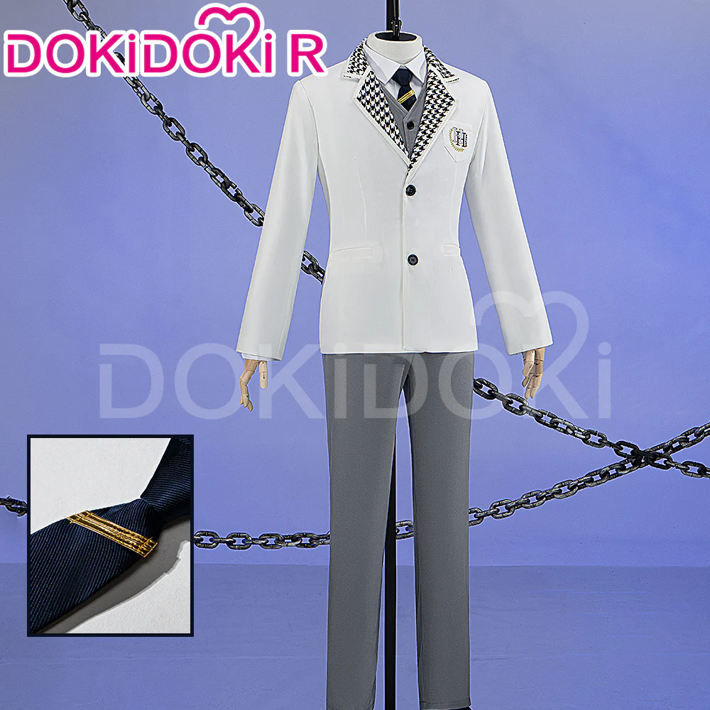 【In Stock】【Size S-2XL】DokiDoki-R Anime Cosplay Costume White Suit