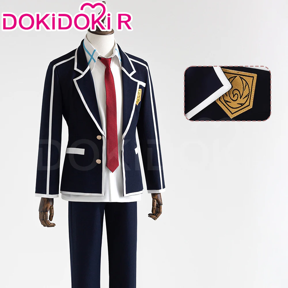 【In Stock】【Size S-2XL】DokiDoki-R Anime Sword Art Online Cosplay Kirito Costume School Uniform