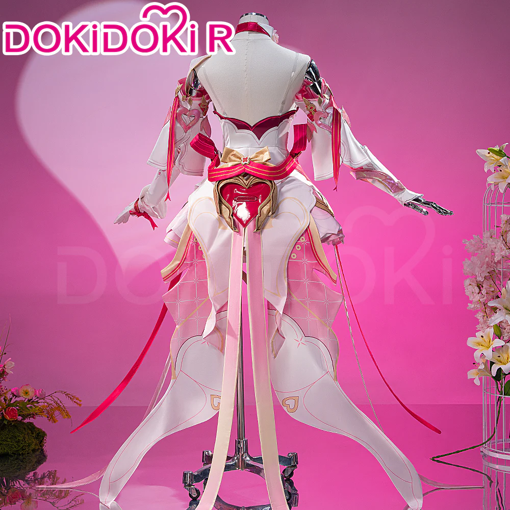 【Size S-2XL】DokiDoki-R Game Honkai Impact 3rd Cosplay Elysia Costume Hi Love Elf - Image 2