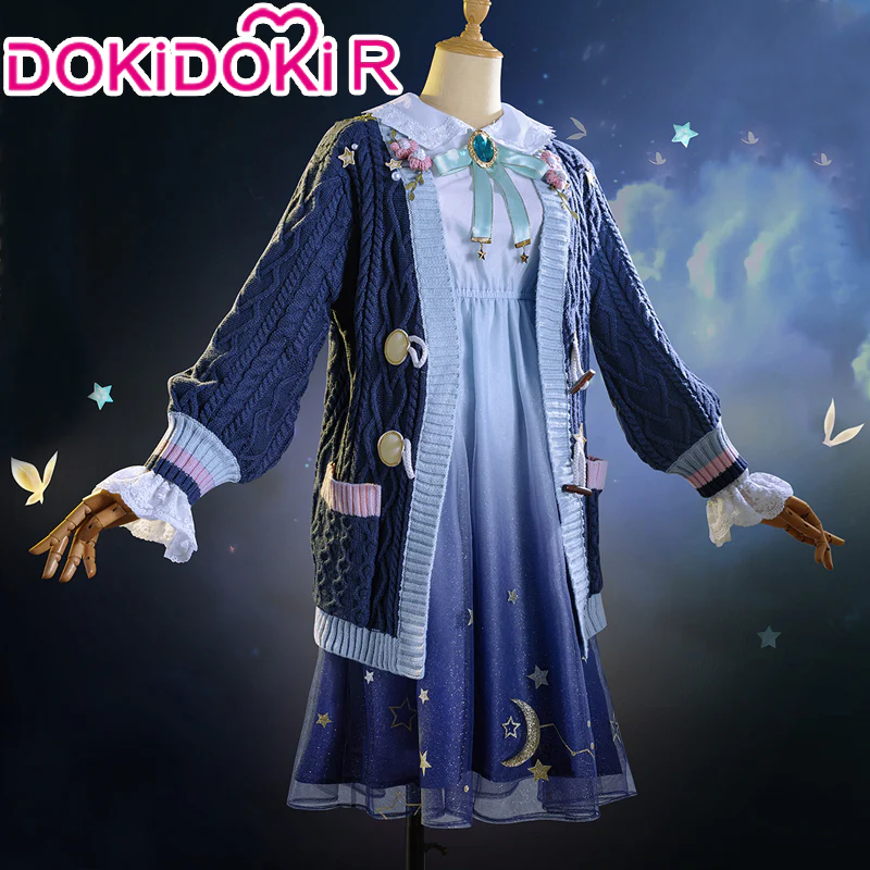 【Size S-2XL】DokiDoki-R Game Identity V Copslay The Mind's Eye Helena Adams Costume Starlight Maiden Astraea idv