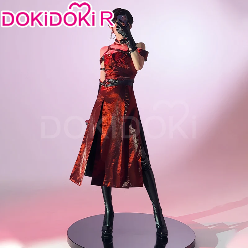 【Ready For Ship】【Size S-2XL】DokiDoki-R Game Love and Deepspace Cosplay Main Character MC Costume Enchanting Veil Red Dress Sylus - Image 2