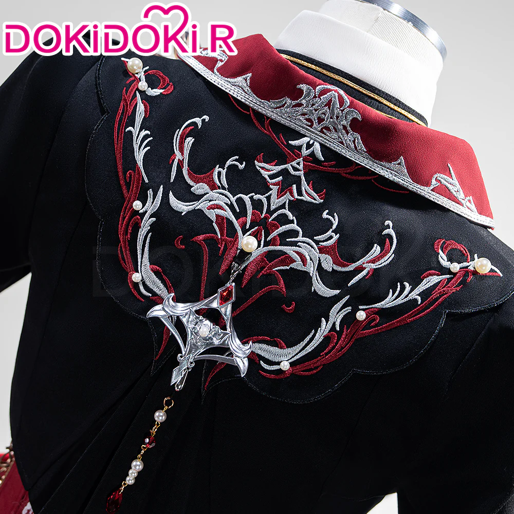 【Size S-2XL】DokiDoki-R Game Love And Deepspace Cosplay Protagonist MC Silverwing Fiend Costume Crimson Feast Sylus - Image 4