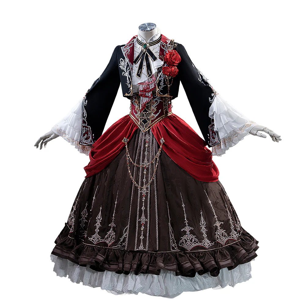 【Size S-2XL】DokiDoki-R Game Love And Deepspace Cosplay Protagonist MC Silverwing Fiend Costume Crimson Feast Sylus - Image 5