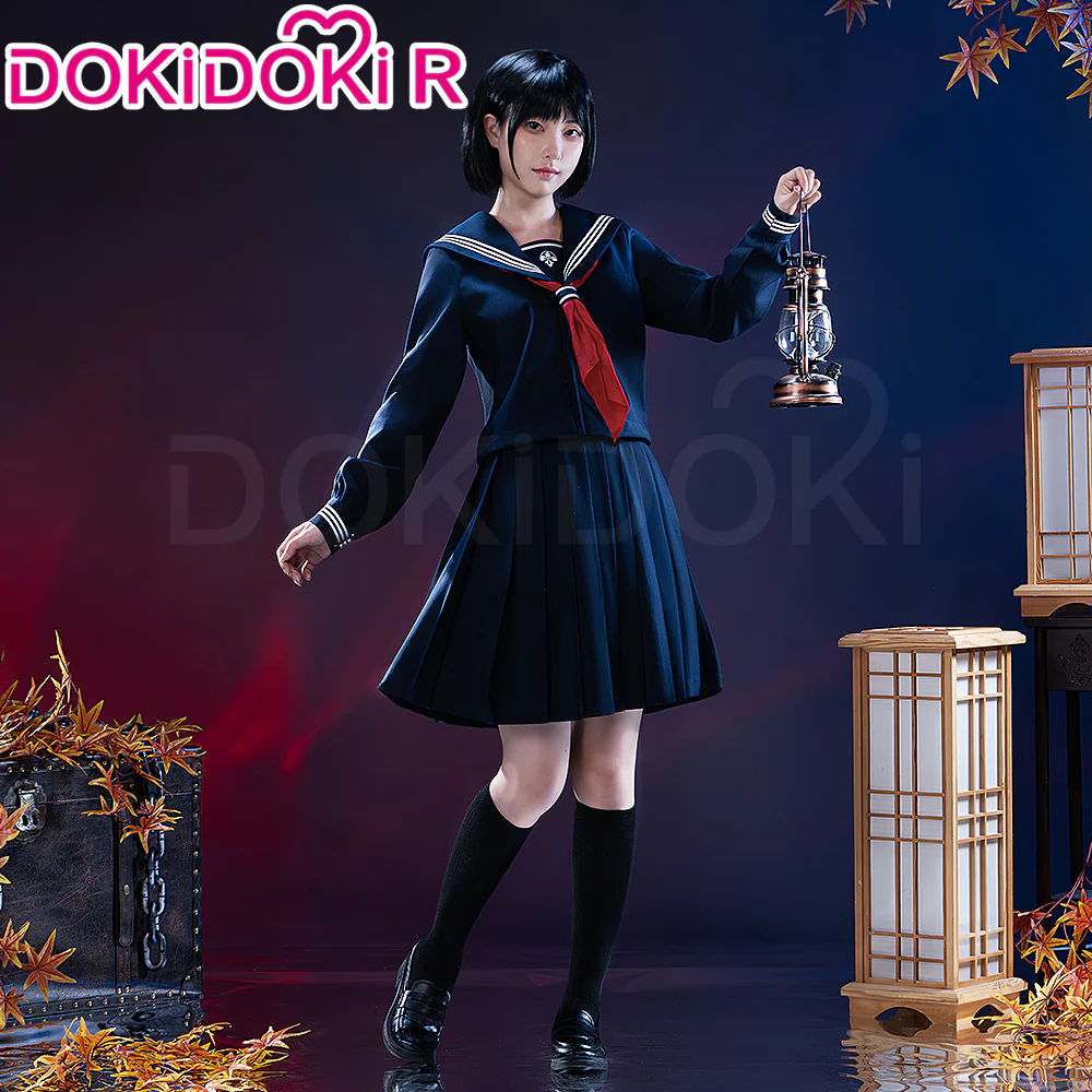 【Ready For Ship】【Size S-2XL】DokiDoki-R Game Cosplay Costume Uniform Halloween