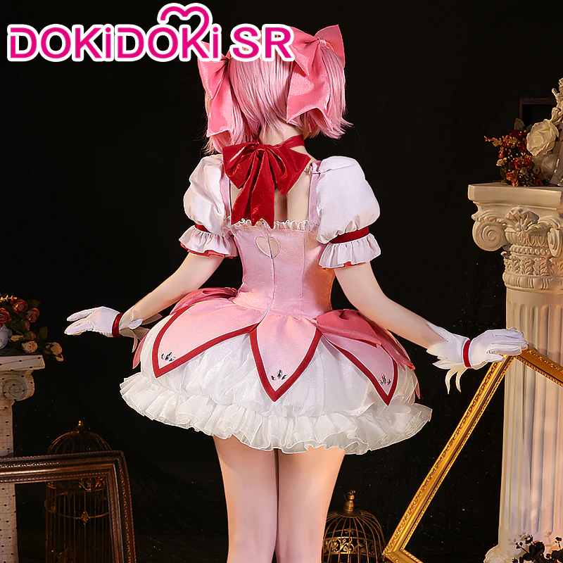 【Ready For Ship】【Size S-2XL】DokiDoki-SR Anime Cosplay Costume Pink Battle Dress Cute - Image 4