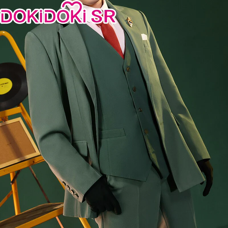 【Ready For Ship】【Size S-2XL】DokiDoki-SR Anime Cosplay Dad Costume Green Suit - Image 3