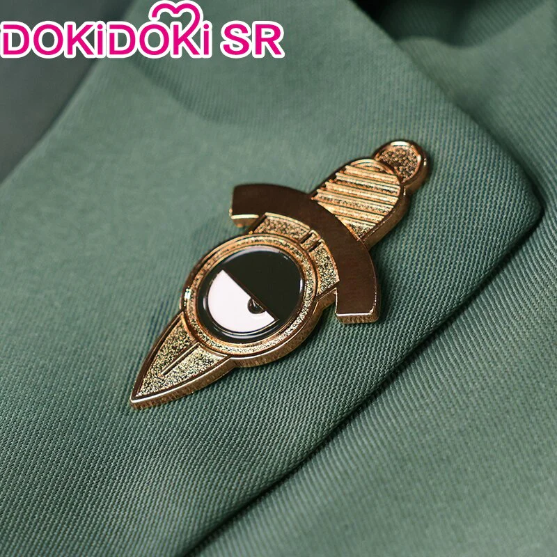【Ready For Ship】【Size S-2XL】DokiDoki-SR Anime Cosplay Dad Costume Green Suit - Image 5