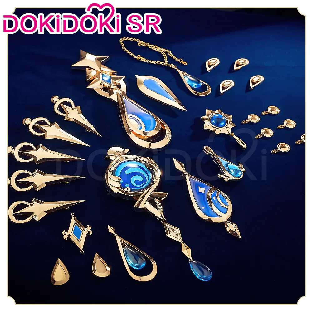 【Ready For Ship】【Size S-2XL】DokiDoki-SR Game Genshin Impact Cosplay Fontaine Furina Costume Dark Furina Focalors - Image 11