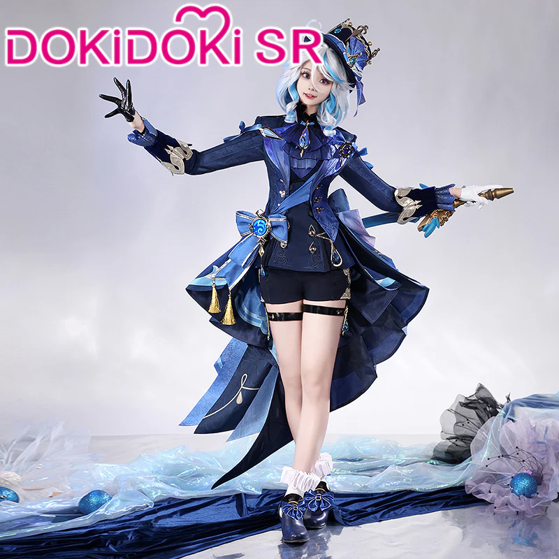 【Ready For Ship】【Size S-2XL】DokiDoki-SR Game Genshin Impact Cosplay Fontaine Furina Costume Dark Furina Focalors - Image 5