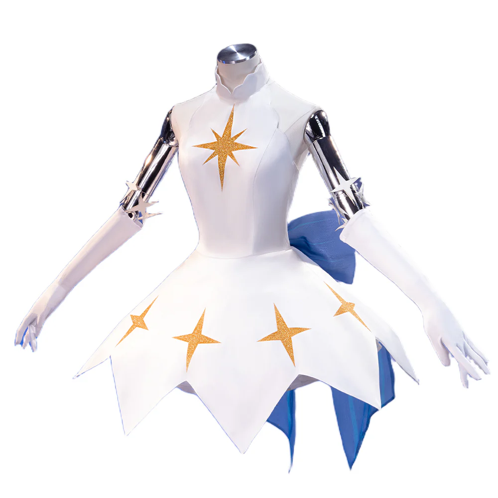 【Size S-3XL】DokiDoki-N Anime Cosplay Ballet Costume White Star Dress - Image 5