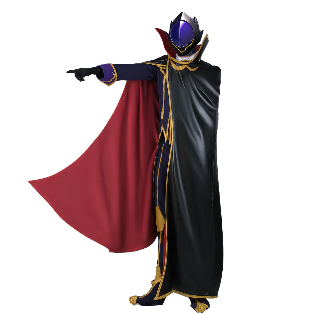 【Size S-3XL】DokiDoki-R Anime Cosplay Costume Black - Image 5