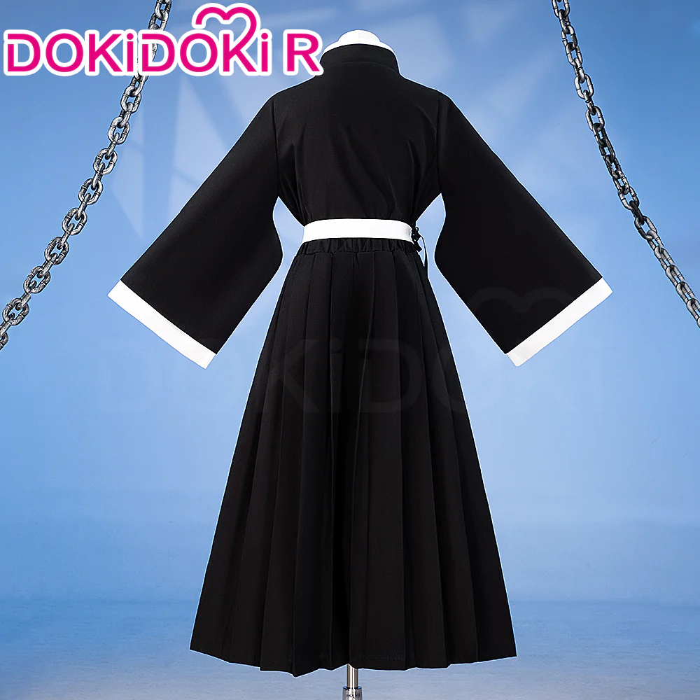 【Partial  Ready For Ship】【Size XS-3XL】DokiDoki-R Anime Cosplay Costume Halloween Black Kendo Hakama - Image 3