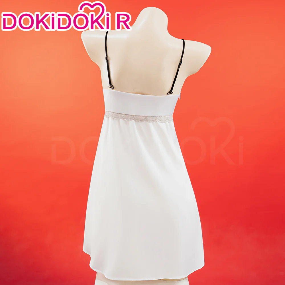 【US LOCAL SHIPPING 】【Last Batch】【Size S-3XL】DokiDoki-R Anime Hell Hotel Cosplay Costume White Pajamas Female - Image 4