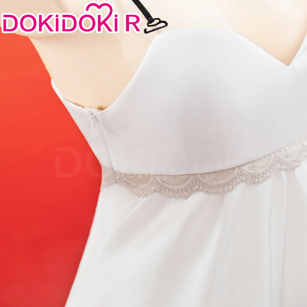 【US LOCAL SHIPPING 】【Last Batch】【Size S-3XL】DokiDoki-R Anime Hell Hotel Cosplay Costume White Pajamas Female - Image 6