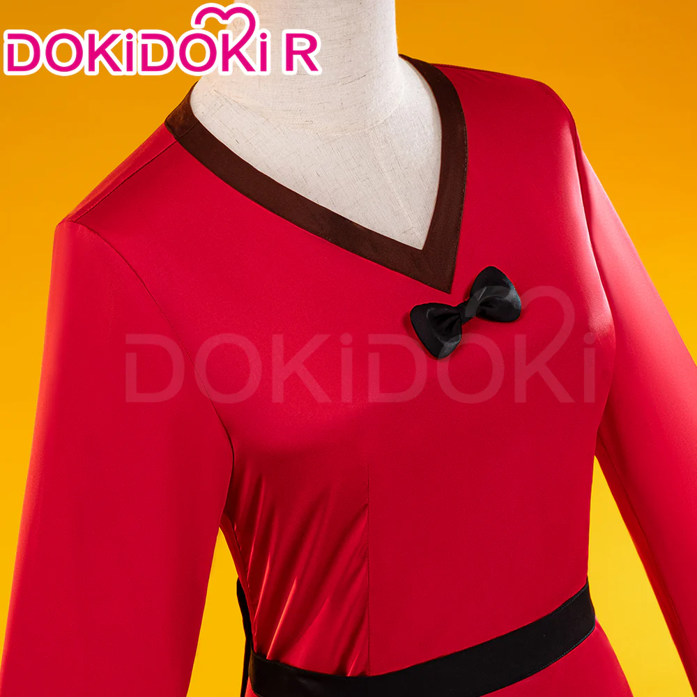 【Ready For Ship】【Last Batch】【Size S-3XL】DokiDoki-R Anime Hell Hotel Cosplay Costume Red Pajamas Nightdress - Image 4