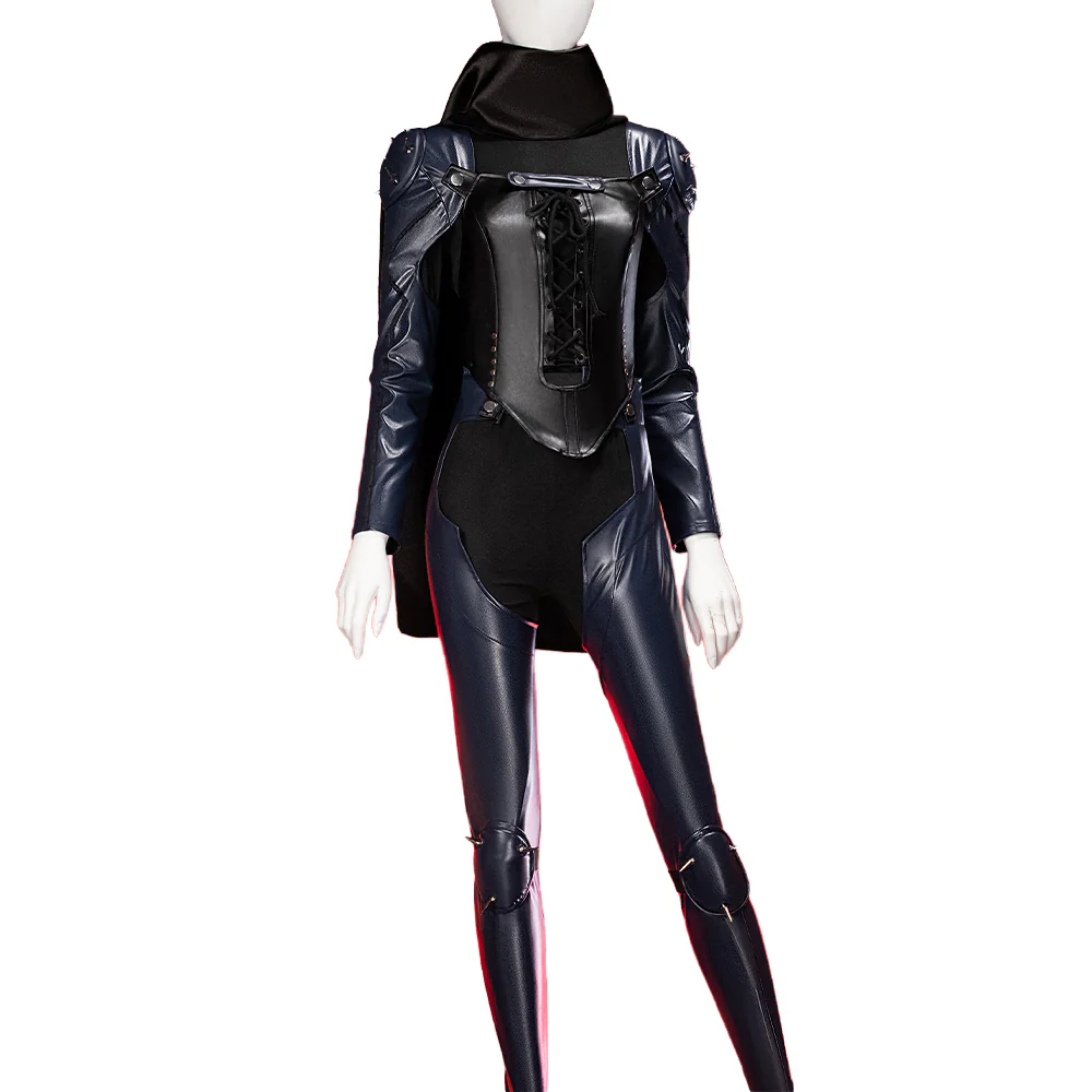 【Size S-3XL】DokiDoki-R Anime Tight Black Combat Uniform Coetume - Image 5